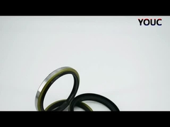 Siyah DKBI DKB Toz Yağ Dükkanı Hidrolik Silindir Toz Dükkanı NBR PU Silgi Dükkanı