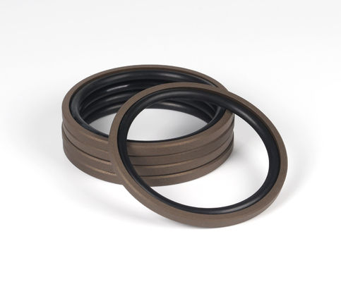 SPGO 95*6.1 Hidrolik silindirlerdeki aşınmaya dayanıklı toz halkaları için kahverengi piston mühürü